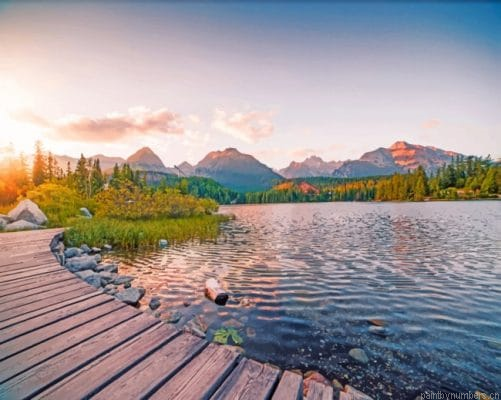 Tatras Lake Slovakia Painting By Numbers.png
