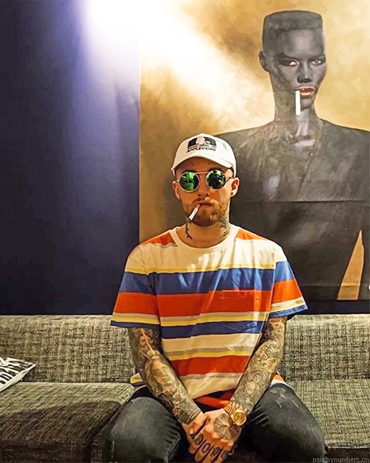 Tattooed Mac Miller Rappers Painting By Numberss.png