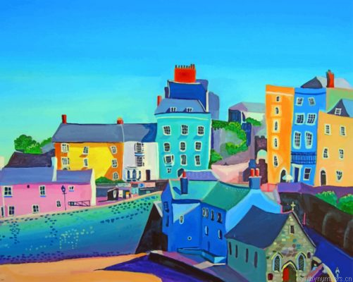 Tenby Houses Painting By Numbers.png