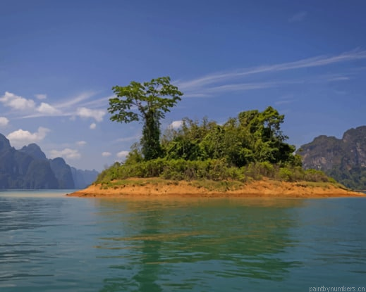 Thailand Island Landscapes Painting By Numberss.png