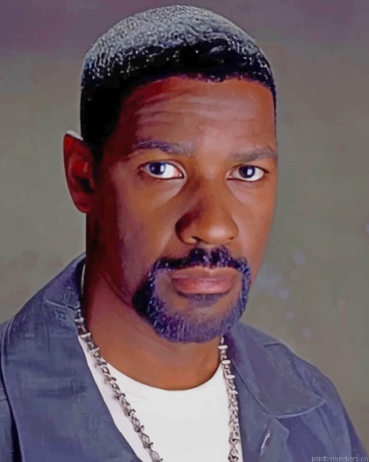 The Actor Denzel Washington Painting By Numberss.png
