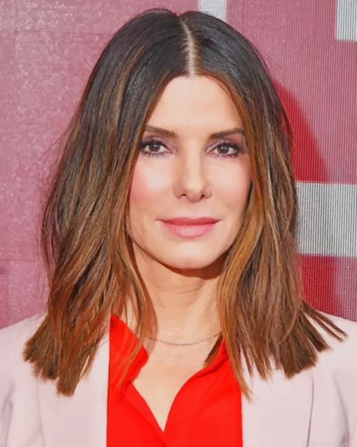 The Actress Sandra Bullock Painting By Numberss.png