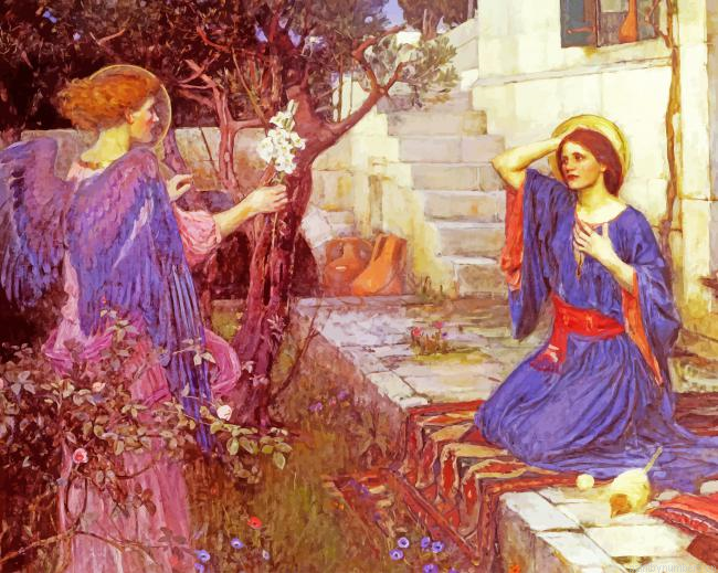 The Annunciation Painting By Numberss.png
