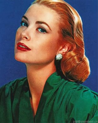 The Beautiful Grace Kelly Painting By Numbers.png
