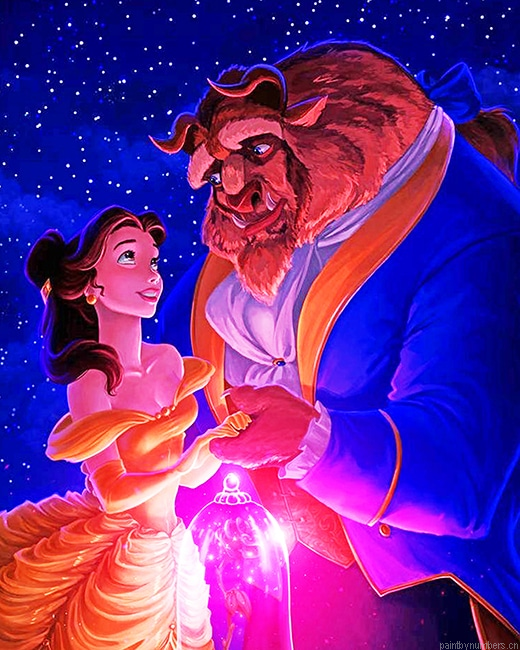 The Beauty And The Beast Animation Painting By Numbers.png