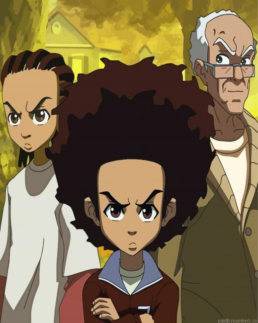 The Boondocks Characters Painting By Numberss.png