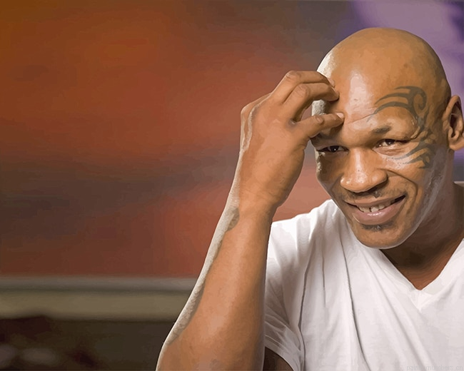 The Boxer Mike Tyson Painting By Numbers.png