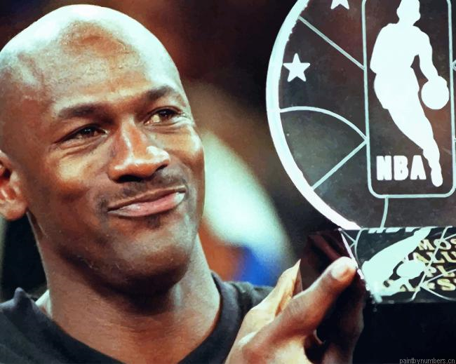 The Champion Michael Jordan Basketball Painting By Numberss.png