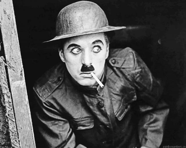 The Comedian Charlie Chaplin Painting By Numberss.png