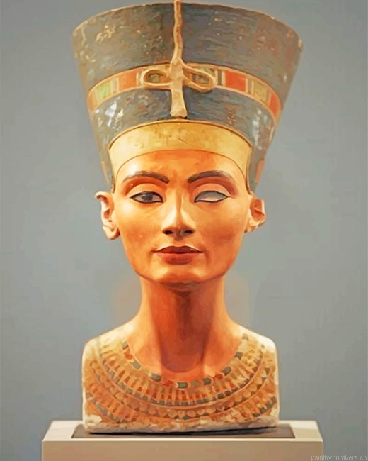 The Egyptian Queen Nefertiti Painting By Numbers.png