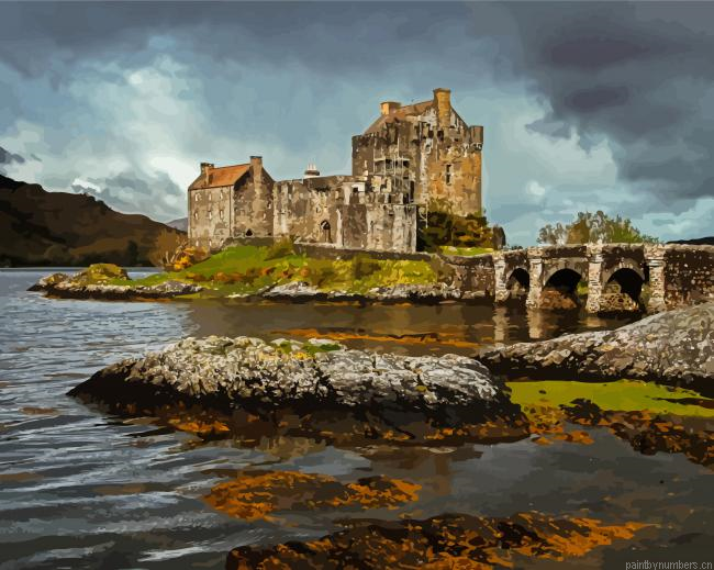 The Eilean Donan Castle Painting By Numberss.png