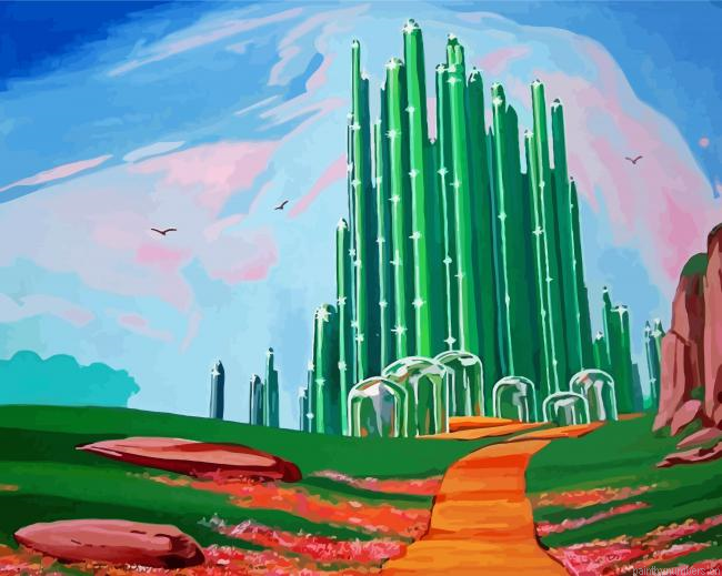 The Emerald City Painting By Numberss.png