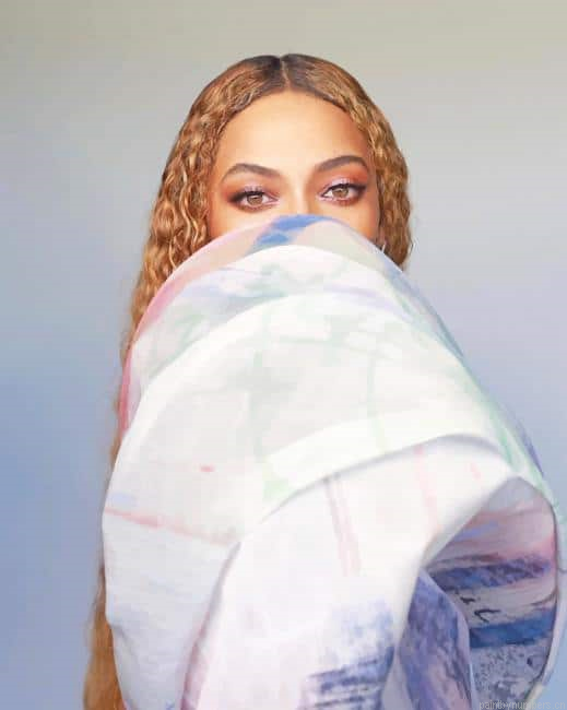 The Famous Singer Beyonce Painting By Numberss.png