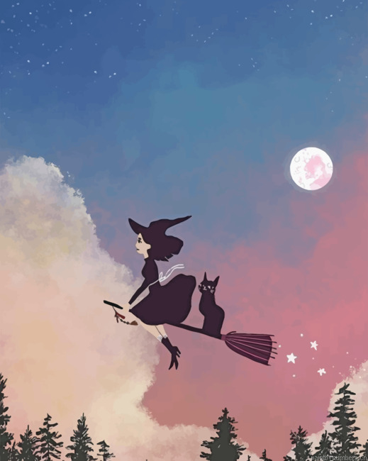 The Flying Witch Painting By Numbers.png