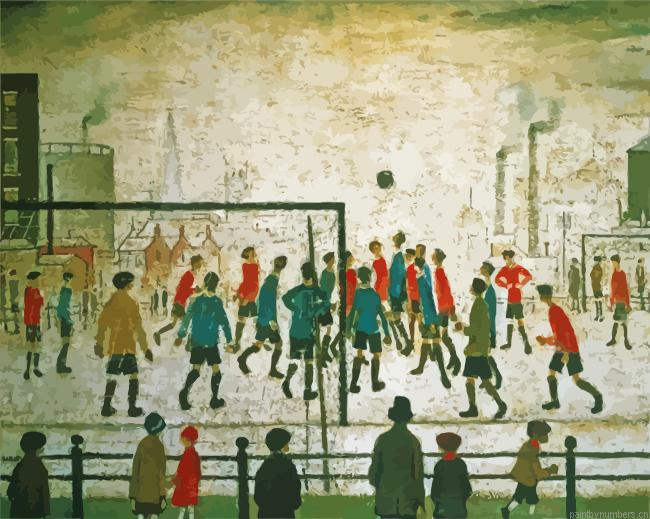 The Football Match Painting By Numberss.png