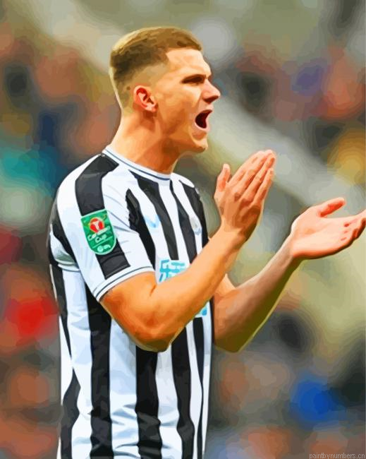 The Football Player Sven Botman Painting By Numberss.png
