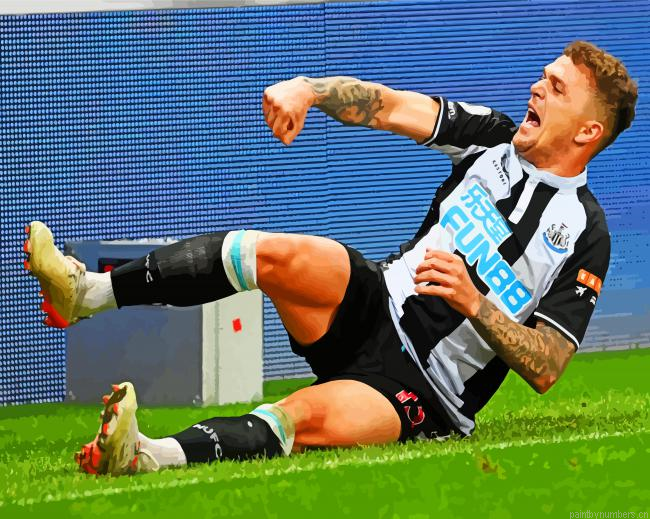 The Footballer Kieran Trippier Painting By Numberss.png