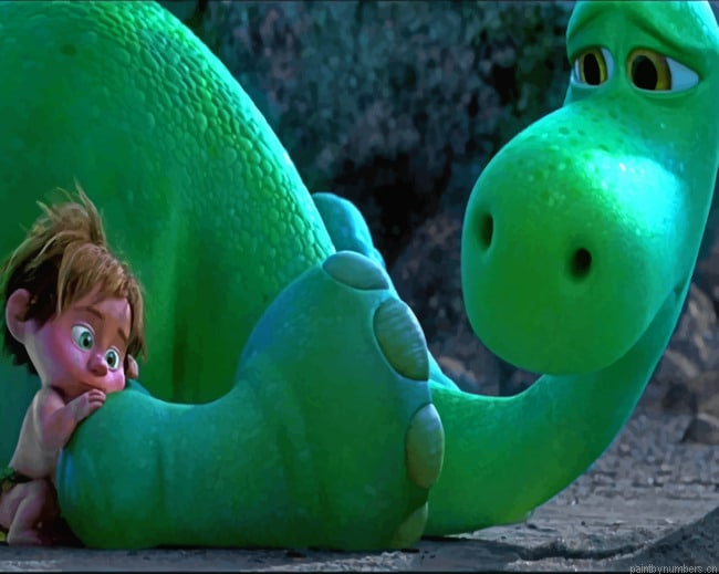 The Good Dinosaur Movies Painting By Numberss.png