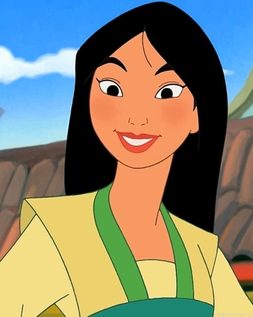 The Gorgeous Pocahontas Animations Painting By Numberss.png