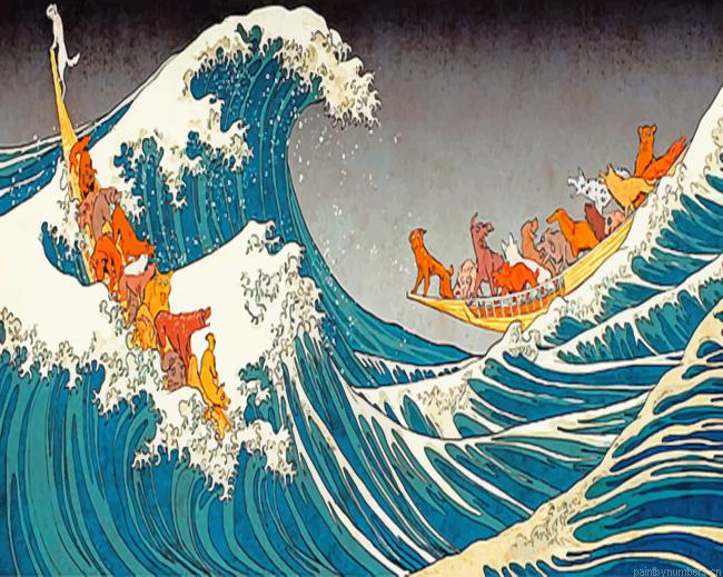 The Great Wave Painting By Numberss.png
