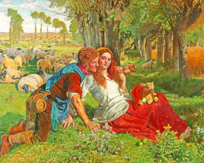 The Hireling Shepherd Painting By Numbers.png