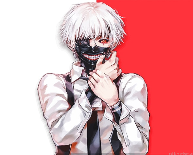 The Kaneki Ken Tokyo Ghoul Animations Painting By Numbers.png