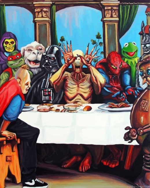The Last Supper Painting By Numberss.png