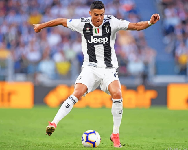 The Legend Cristiano Ronaldo Soccer Painting By Numbers.png