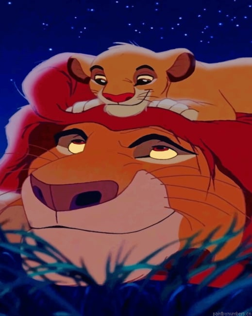 The Lion King Animations Painting By Numberss.png