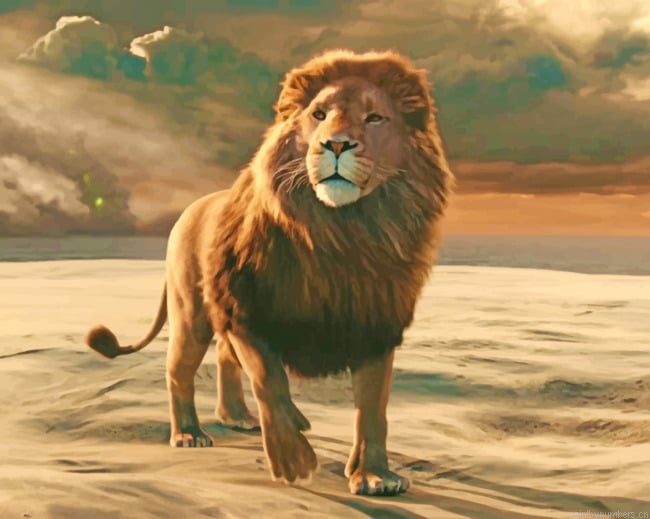 The Lion Of Narnia Movies Painting By Numbers.png