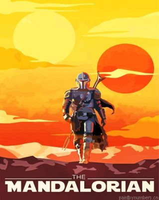 The Mandalorian Illustration Painting By Numbers.png