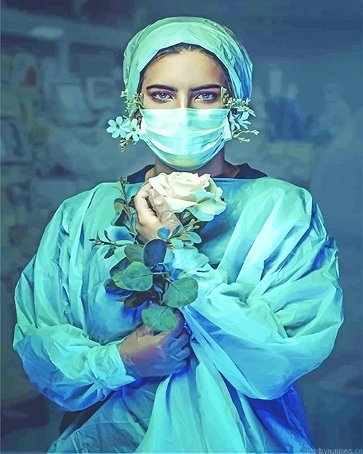 The Nurse Is The Real Hero Painting By Numberss.png