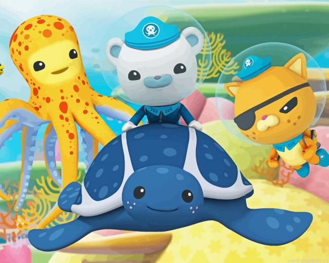 The Octonauts Characters Painting By Numberss.png
