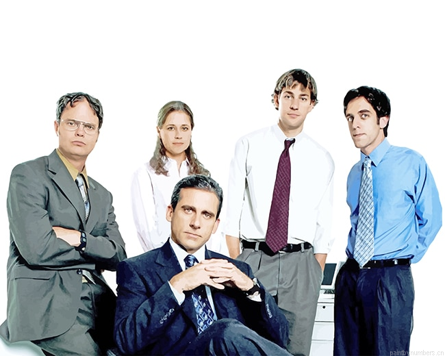The Office Show Characters Painting By Numberss.png