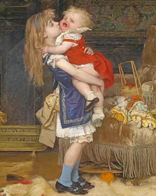 The Old Sister Is The Second Mom Painting By Numberss.png