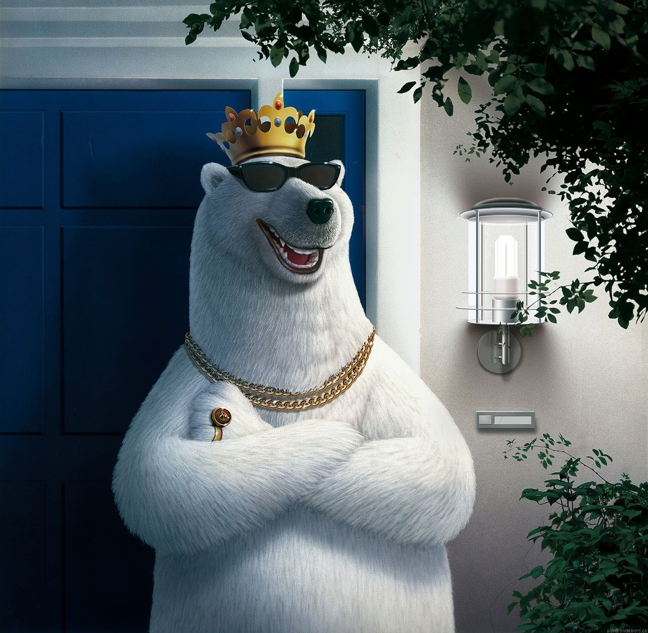 The Polar Bear Gangster Painting By Numberss.png