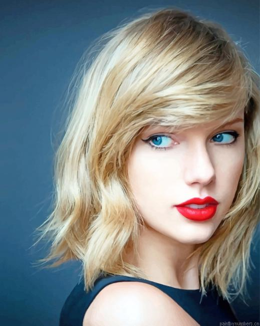 The Pretty Taylor Swift Singers Painting By Numberss.png
