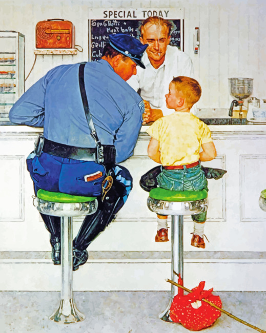 The Runaway Norman Rockwell Painting By Numbers.png
