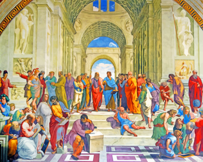 The School Of Athens Painting By Numbers.png
