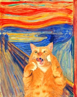 The Scream Cat Painting By Numbers.png