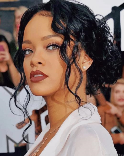 The Singer Rihanna Painting By Numberss.png