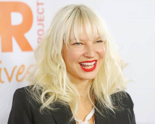 The Singer Sia Painting By Numberss.png
