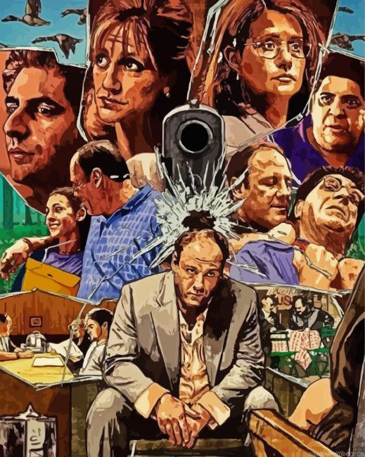 The Sopranos Drama Serie Painting By Numberss.png