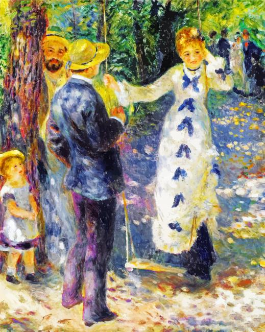 The Swing Pierre Auguste Renoir Painting By Numberss.png