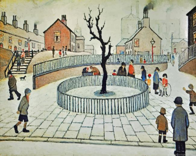 The Tree L S Lowry Painting By Numberss.png