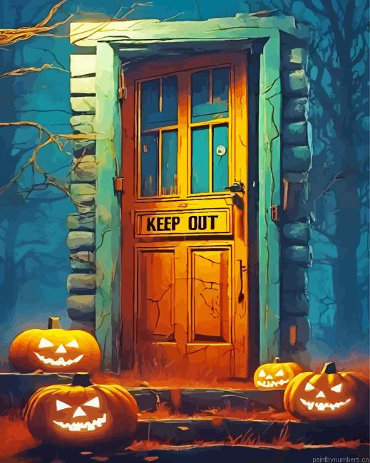 The Unknown Door Painting By Numberss.png