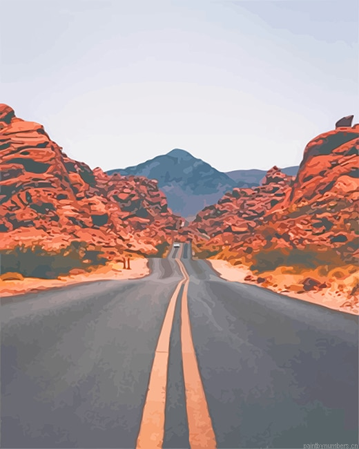 The Unknown Road Painting By Numberss.png