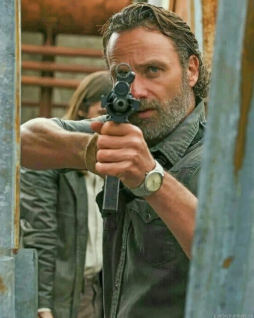 The Walking Dead Rick Grimes Painting By Numbers.png