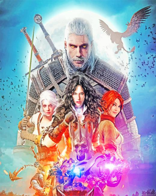 The Witcher Game Painting By Numberss.png