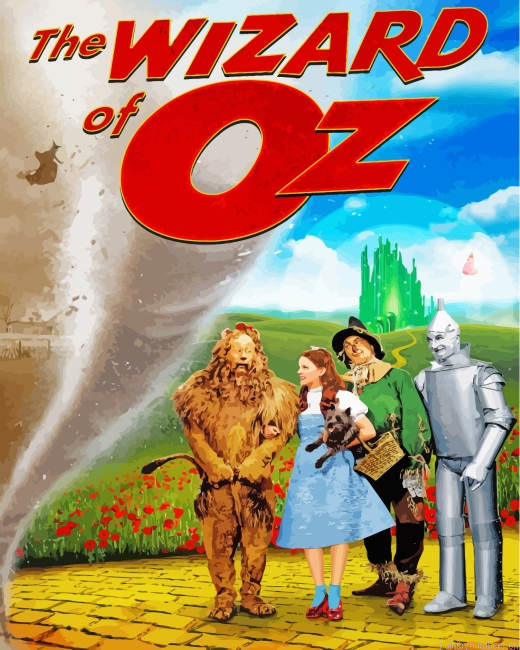 The Wizard Of Oz Poster Painting By Numberss.png